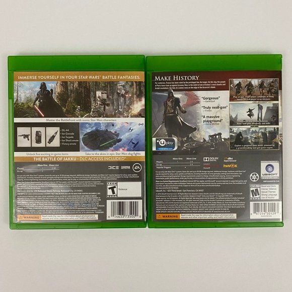 Star Wars Battlefront Deluxe + Assassin's Creed Unity - Xbox One Video Game Lot - Picture 2 of 5